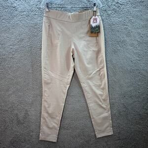 Avalanche NWT Women's Medium Ripstop Pants Beige 4-Way Stretch Outdoor Comfort